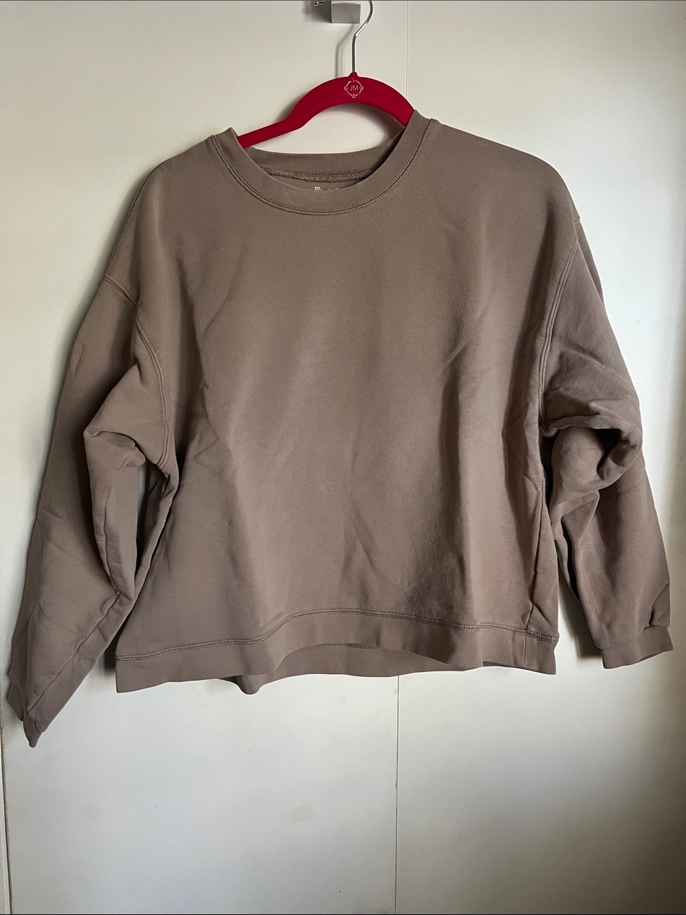 Madewell Neutral Taupe Crewneck Sweatshirt